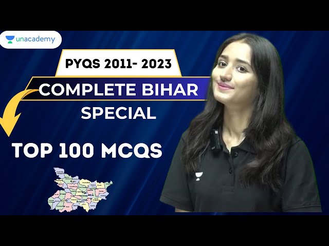 Target 70th BPSC | Bushra Raza Khan | Complete Bihar Special Marathon 100 + MCQS & PYQs 2011 - 2023