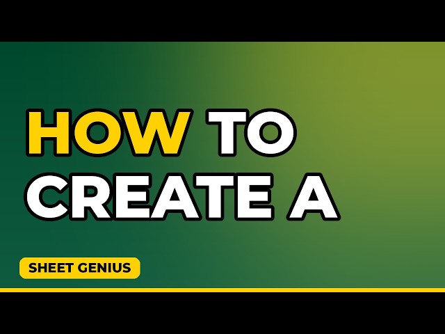 How to Create a Dashboard in Excel (Step by Step)