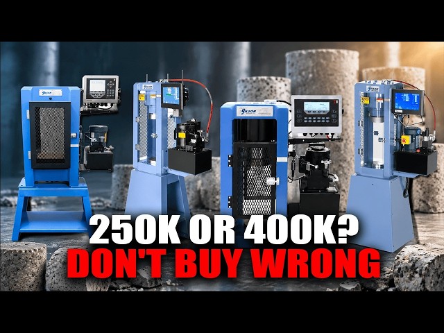 60K vs 250K vs 400K Concrete Testing Machines Explained | Which One Do You Need? | Certified MTP