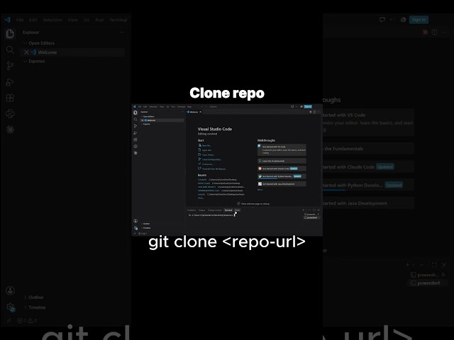 GitHub Repo Clone Kaise Kare? | Git Clone in 30 Sec