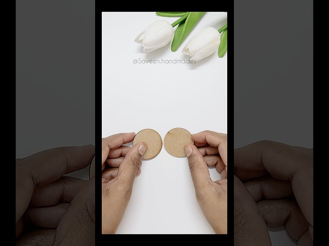Fabric Earrings making At home | #ytshorts #earrings #handmade #shorts