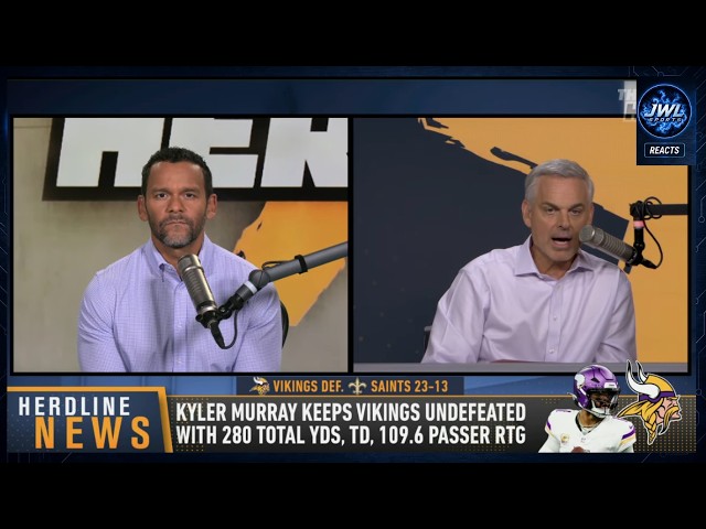 Minnesota Vikings Looked GREAT With Kyler Murray? 👀 Colin Cowherd REACTS | THE HERD | NFL