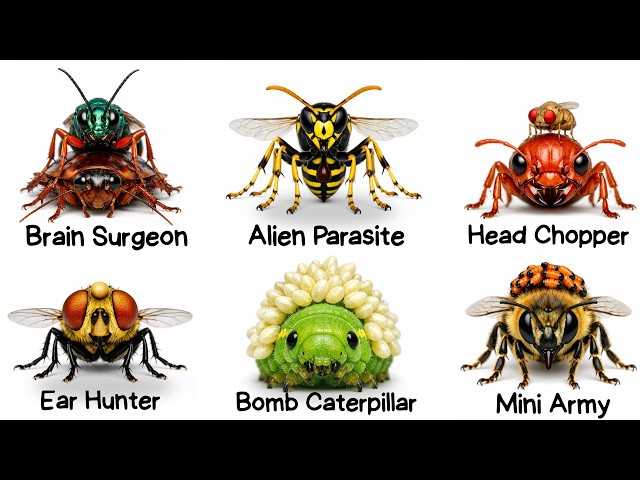 Every Parasite That DESTROYS Insects From The Inside