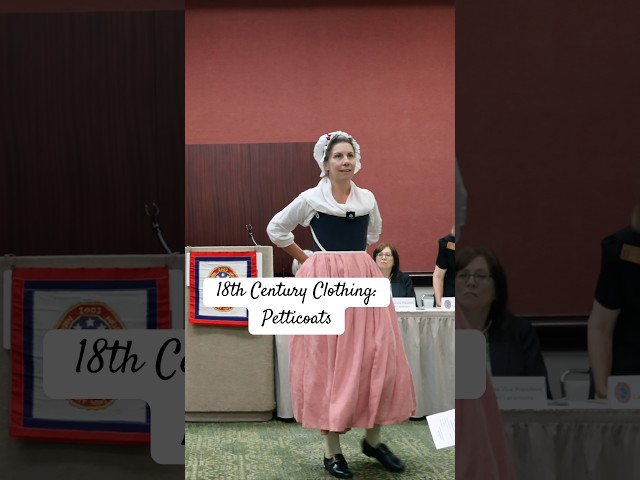 18th Century Clothing: petticoats