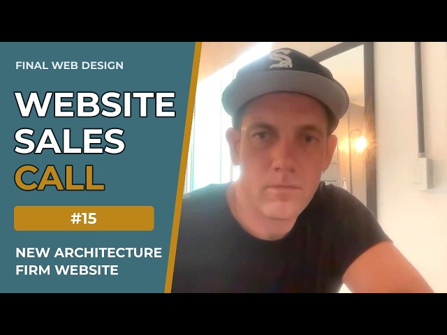 Website Sales Call: Architect Launching a New Firm (Website, Domain & SEO)