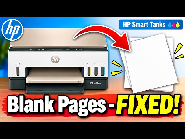How To Fix HP Smart Tank Printer Printing Blank Pages – Not Printing Black or Color [FIXED]