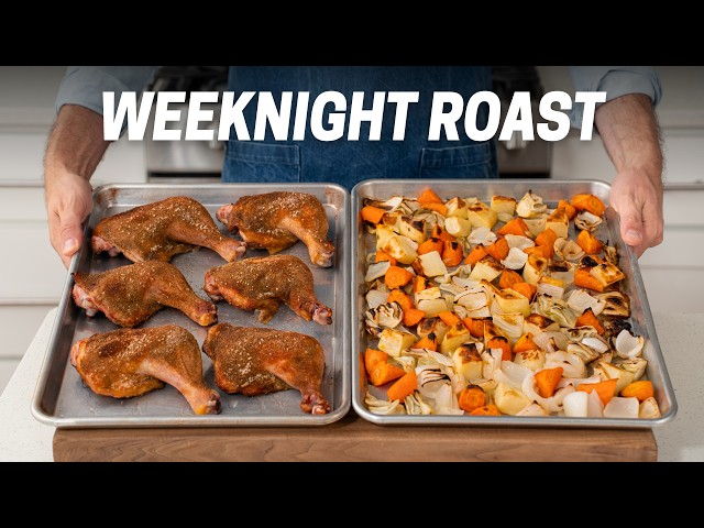 The Weeknight Roast Chicken Dinner You'll ACTUALLY Make
