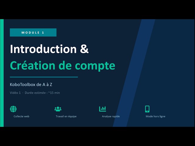 Introduction and KoboToolbox Account Creation
