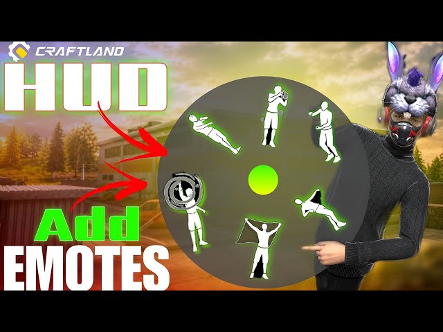 🔴create EMOTES + Emote HUD LIke This | Alokal Gamers #freefire #craftland 