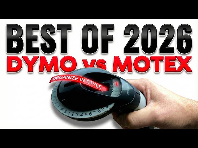 Best Handheld Label Maker 2026 (Dymo vs. Motex)