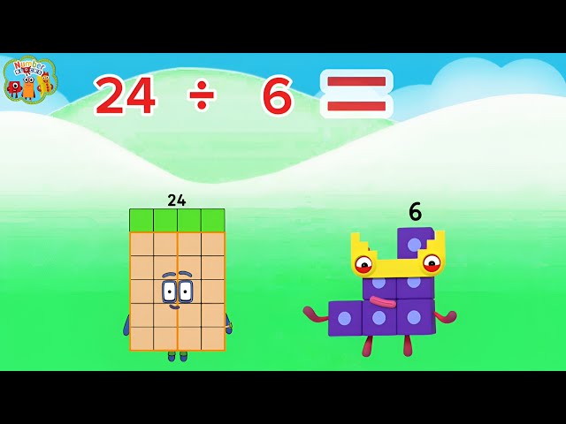 Simple Division with Numberblocks | Learn Division for Kids | Numberblocks Countopia