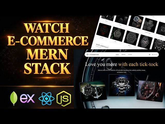 Build an E-Commerce Website using React js | MERN Stack Project |  Full-Stack MERN Project