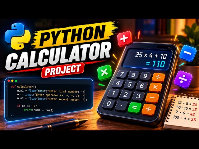 Can You Build This Calculator in Python? 🤯 | Beginner Project #2