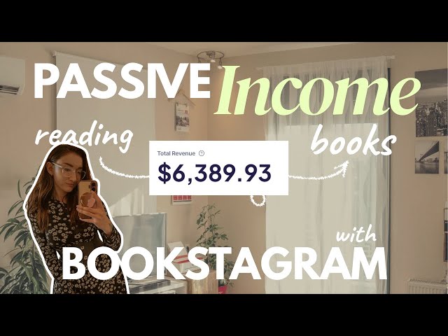 I Turned My Love For Books Into a Profitable Side Hustle | Passive Income on Bookstagram