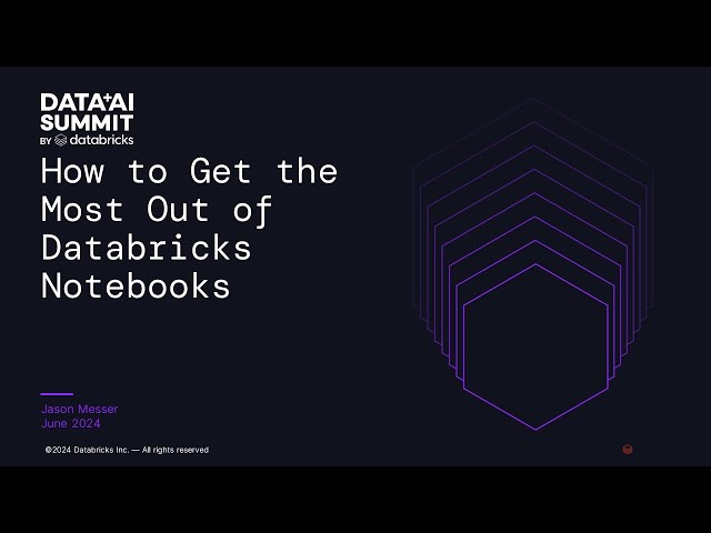 How to Get the Most Out of Databricks Notebooks