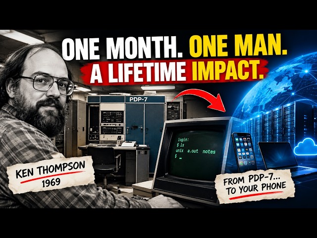 The 8KB Computer That Built the Modern World — The Unix Story