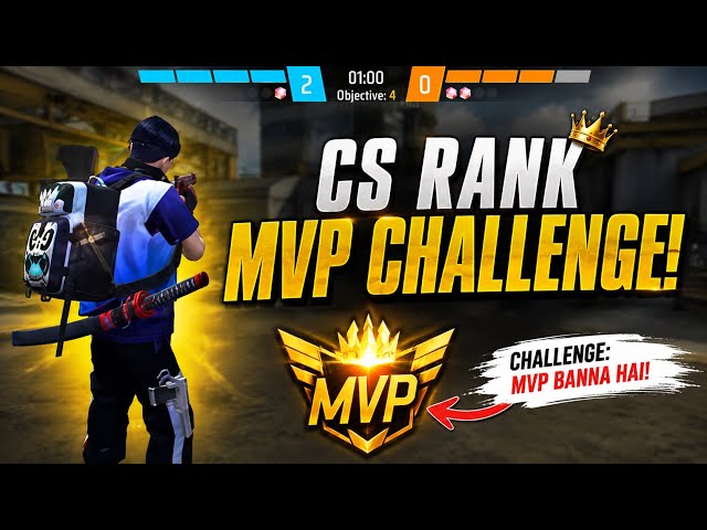 CS RANK MVP CHALLENGE🔥| Free Fire Max 