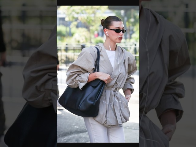 Hailey Bieber Wearing New Chanel by Matthieu Blazy #chanel