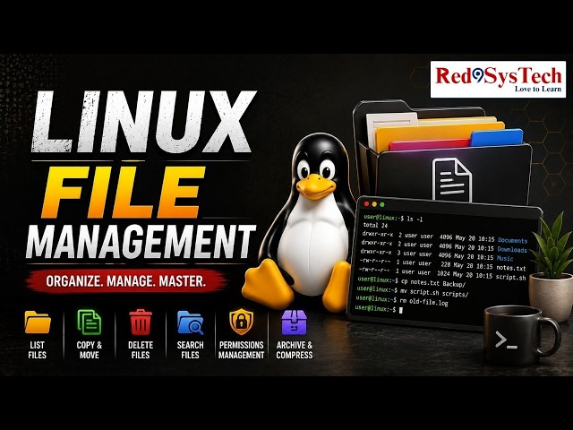 Linux File Management Commands Every DevOps Engineer Should Know (Part-1) | Red9SysTech
