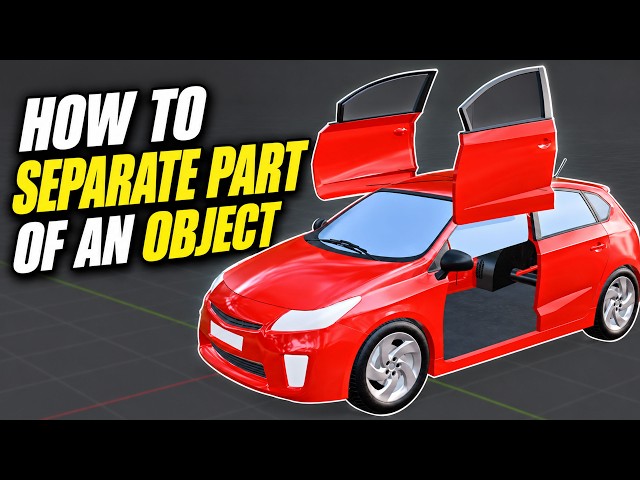 How to SEPARATE PART of an OBJECT in Blender (2026)