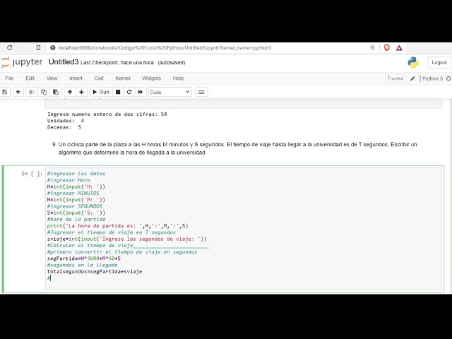 ESTRUCTURAS SECUENCIALES en Python IDLE - Ejercicio 9 (bonus)