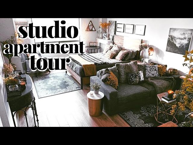 Studio Apartment Tour: Rustic Studio Apartment Ideas, 500 sq ft