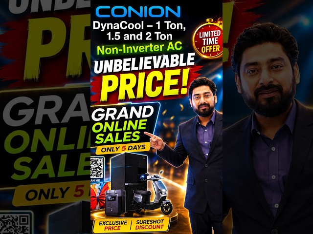 Grand Online Sales | Best Electronics | Conion Non-Inverter ACs