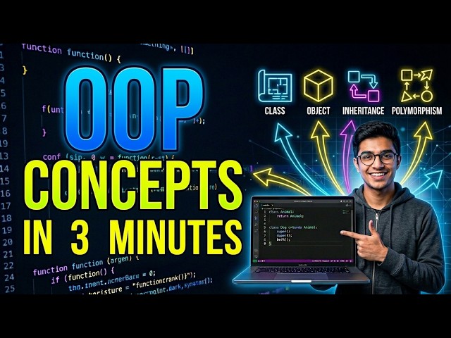 Object Oriented Programming (OOP) Explained for Beginners | Full Tutorial