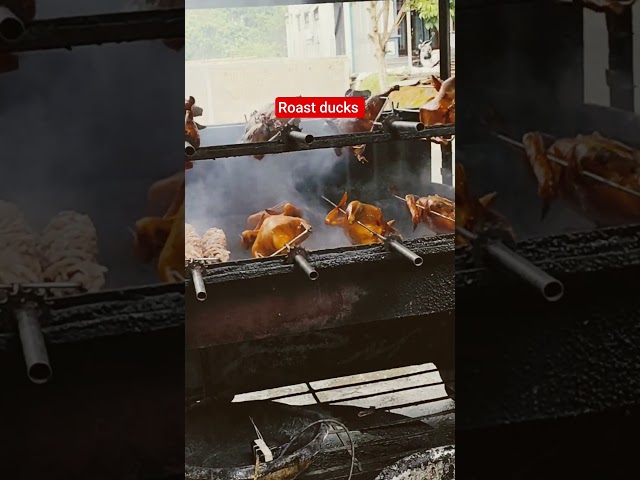 Grilled duck on the streets of Vietnam.