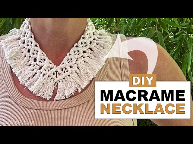How to make a macrame necklace
