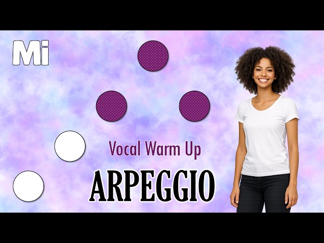 Arpeggio Vocal Warm Up ๐ค Mi & Mo