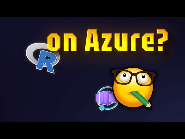How to Run R Code on Azure (sounds impossible, I know)