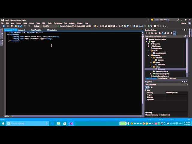 Xamarin Studio - Android App Development using C# - Creating an Application