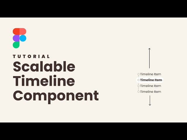 Create A Scalable Timeline Component Using Auto Layout - Figma Tutorial