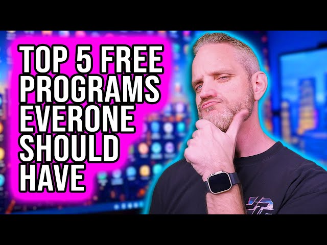 If you aren't using these Free Programs, you're doing it wrong!