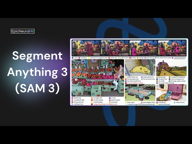 SAM 3  Explained | SAM 3 Segment Anything with Concepts | Meta Segment Anything Model