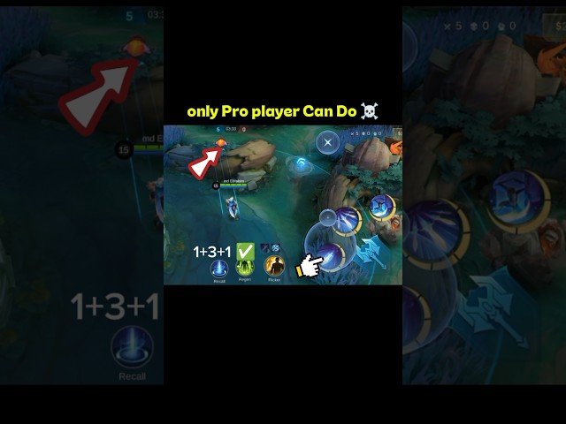 Gusion Double Dash Tricks Tutorial #ml2b #gusion #mobilelegends #mlbb #shorts