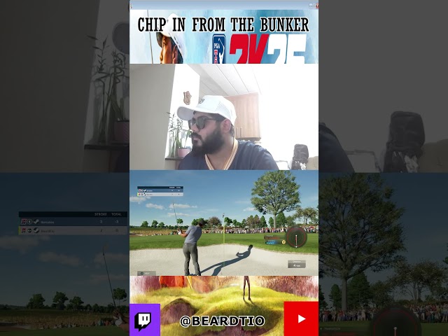 CHIP IN FROM THE BUNKER!!! - PGA2K25