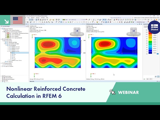 Webinar | Nonlinear Reinforced Concrete Calculation in RFEM 6