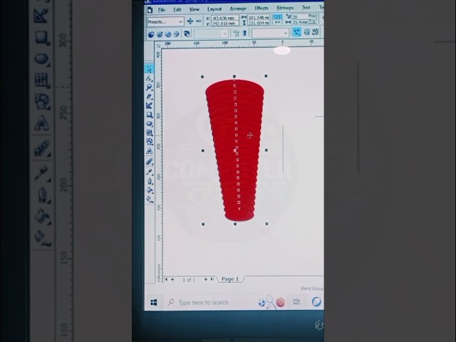 Corel draw में graphics design कैसे बनाएं।