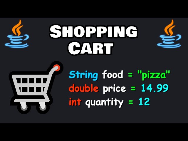 Code a simple java shopping cart program in 6 minutes! 🛒