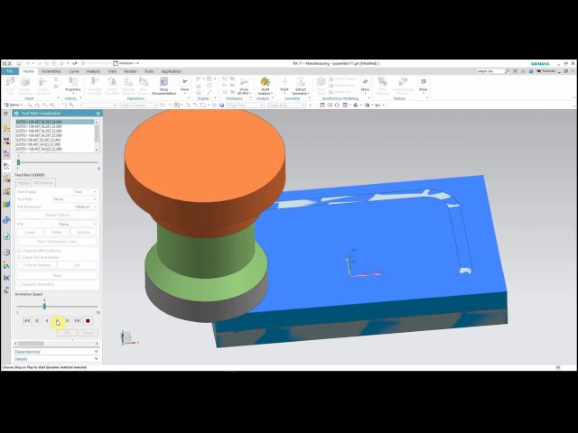 NX CAM 11 - Milling - CNC programming - CAM