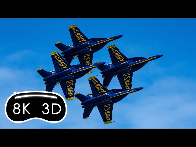 Blue Angels in VR - Fleet Week Airshow 2024 in Immersive 180VR