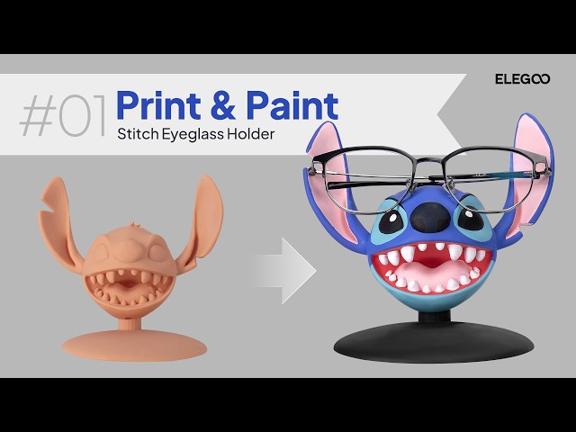 The Print & Paint Workshop #1 | Stitch Glasses Holder on Saturn 4 Ultra