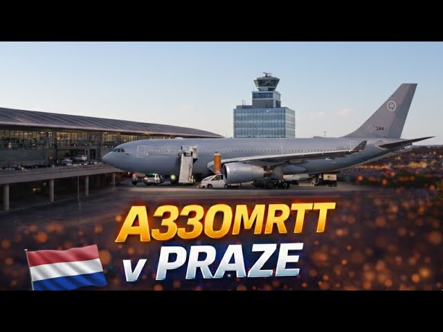 ⚠️ Strategický tanker A330 MRTT v Praze (LKPR) ✈️