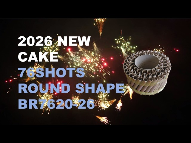 2026 NEW BR7620-26 20*25*175MM 76SHOTS ROUND SHAPE F2 CAKE