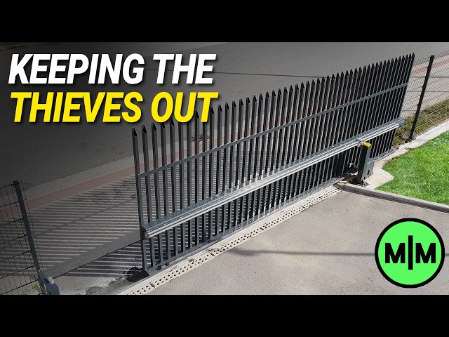 Building the Massive Steel Sliding Gate for My Dream Workshop