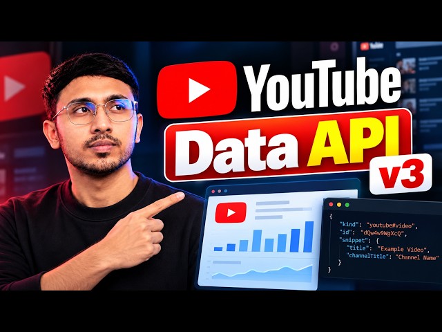 Get Your YouTube Data API v3 Key and Use it  in 2 Minutes