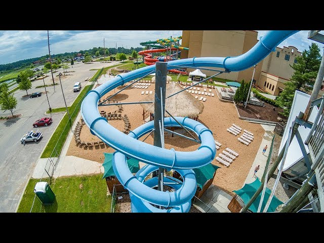 Extreme CYCLONE Waterslide at Chula Vista Resort Wisconsin Dells