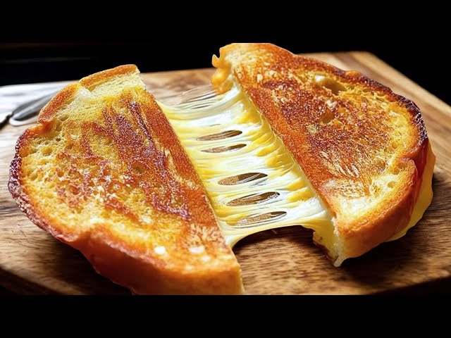 Best Grilled Cheese Sandwich Ever - American for Creaminess, Mozzarella for Stretch!